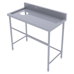 Bàn inox để chén bát bẩn