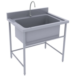 Sink inox bếp nhà hàng, bếp công nghiệp