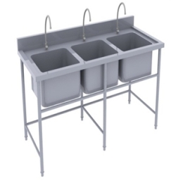 Chậu rửa inox 3 ngăn