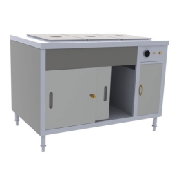 Quầy giữ nóng thức ăn có tủ