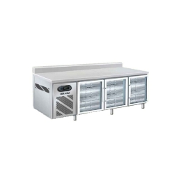 Tủ lạnh quầy bar Berjaya 2.1m 3 cánh kính – B3D/C7/6