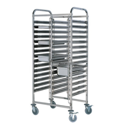 Xe đẩy khay cơm inox