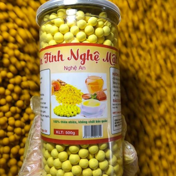 Tinh bột nghệ mật ong rừng 500gr