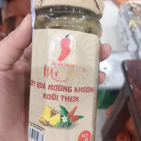 Ớt quả mường khương muối thơm 250gr