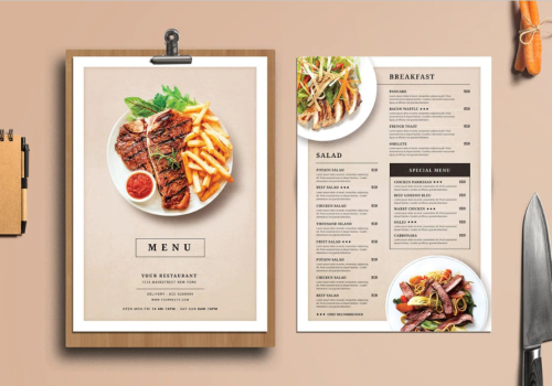 Menu là gì và kích thước chuẩn menu được sử dụng như thế nào?