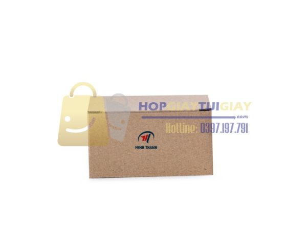 Hộp giấy nắp gài giấy vàng carton
