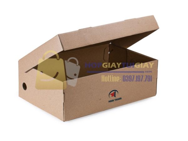 Hộp giấy có nắp màu vàng