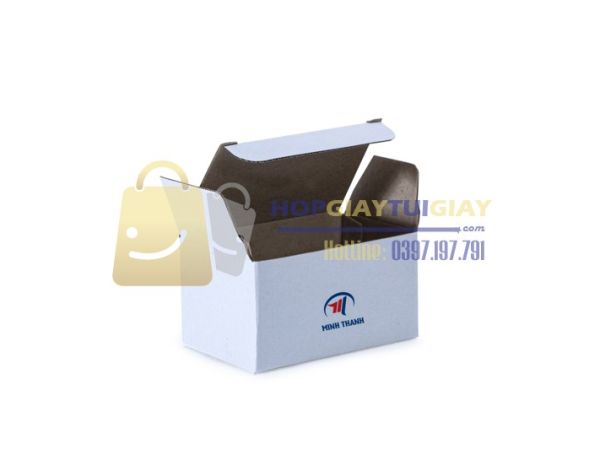 Hộp giấy màu trắng carton dày