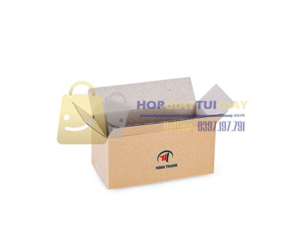 Hộp giấy vàng carton đứng