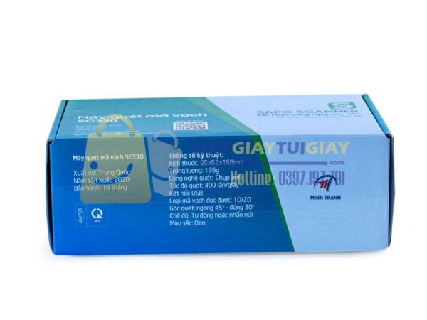 Hộp giấy nắp gài in hình