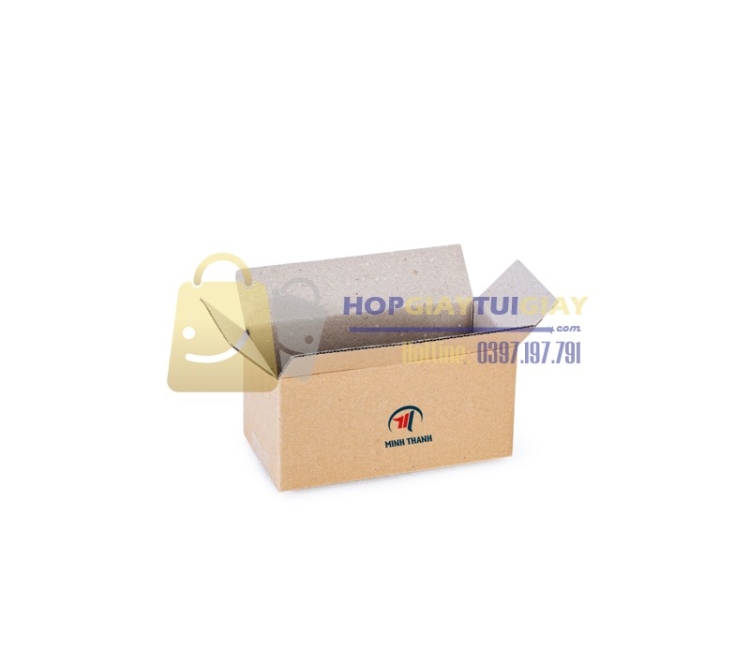 Hộp giấy vàng carton đứng