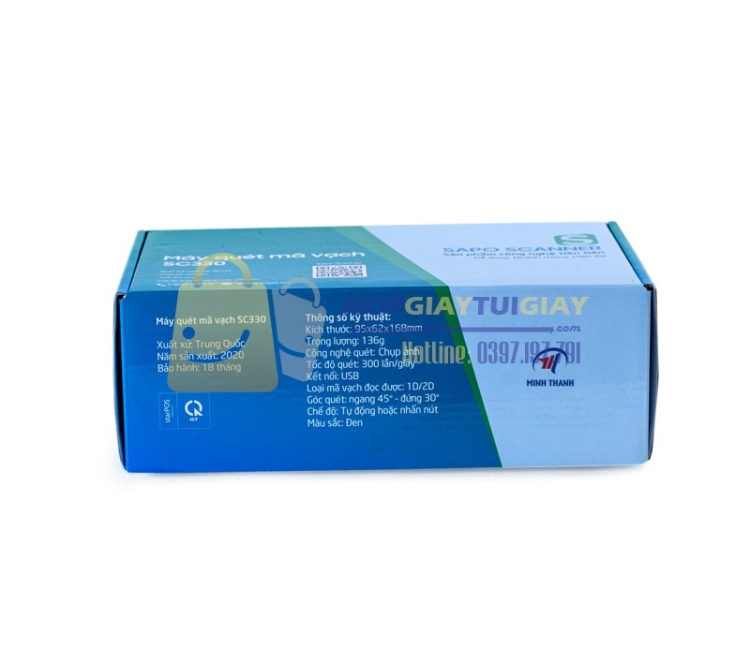 Hộp giấy nắp gài in hình