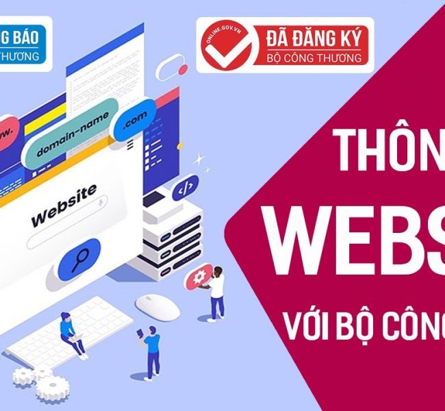 Thủ tục thông báo web bán hàng với Bộ Công Thương