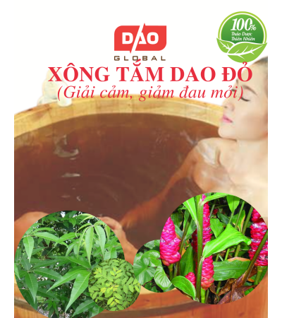 XÔNG TẮM GIẢI CẢM GIẢM ĐAU MỎI